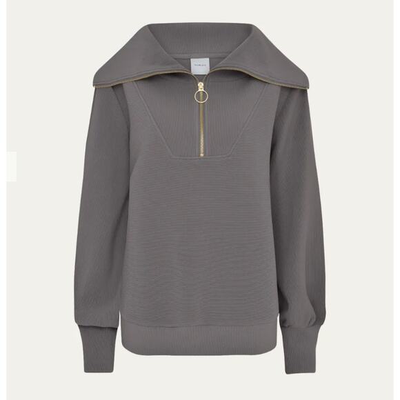 Varley Sweaters - Varley Vine Oversized 1/2-Zip Pullover Sweatshirt Charcoal sz XS Long Sleeve